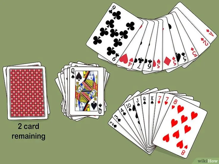 Definition of fishing card game